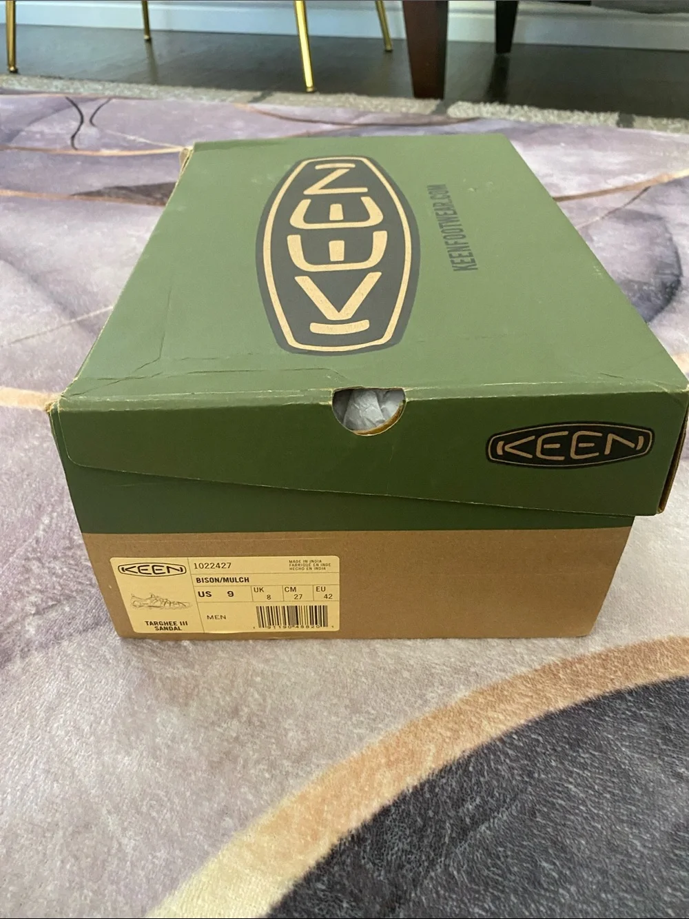 Keen Targhee lll waterproof brown sandals men’s size 9